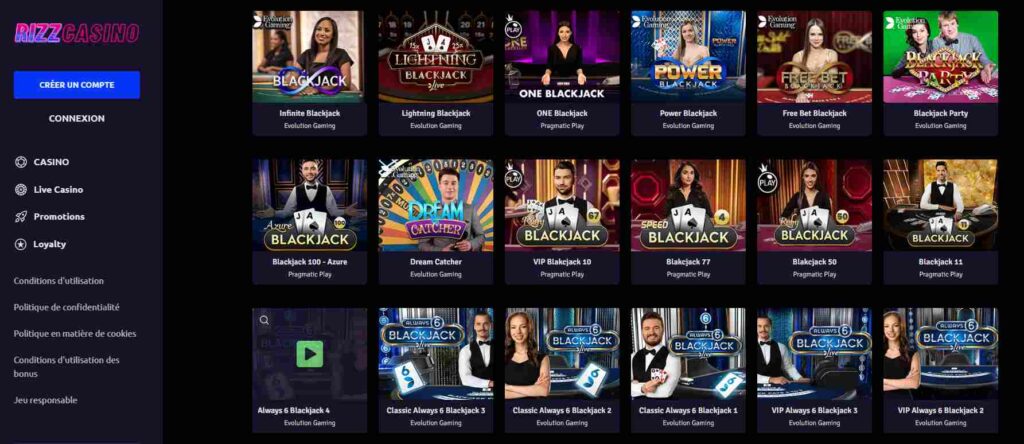 Rizz casino
